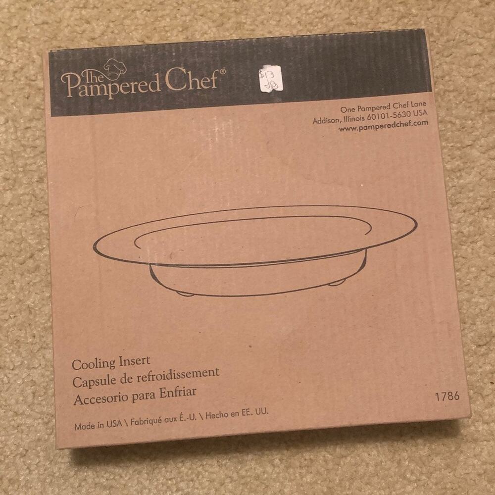 The Pampered Chef Cooling Insert for Salad Spinner #1786 New